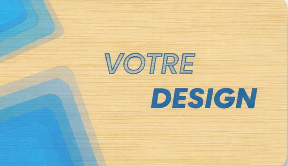 NovaCard Bambou — recto personnalisable