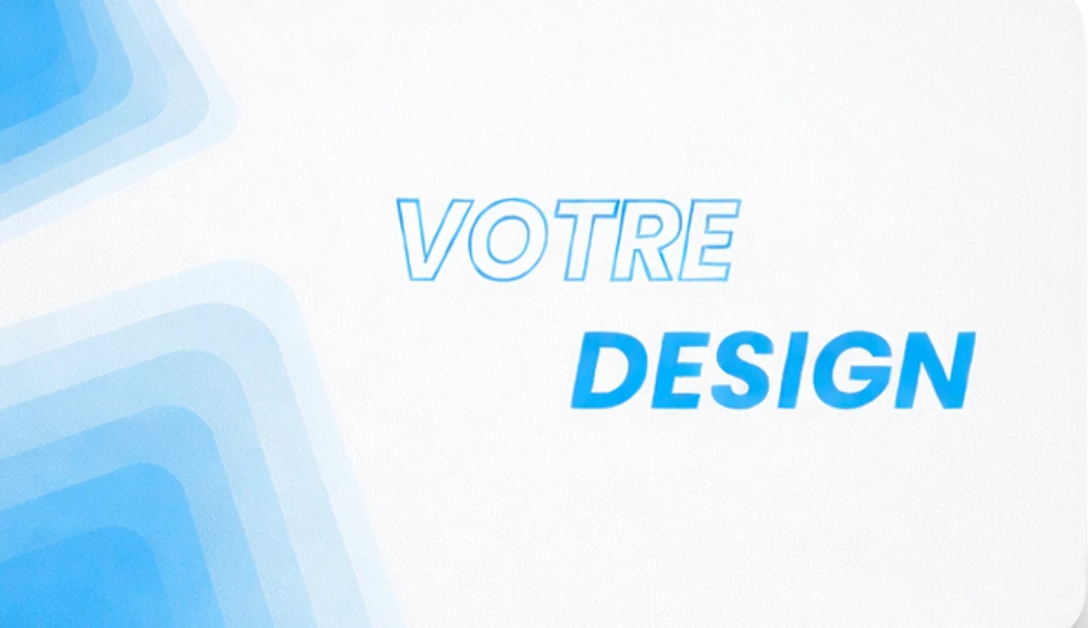 NovaCard PVC — recto personnalisable